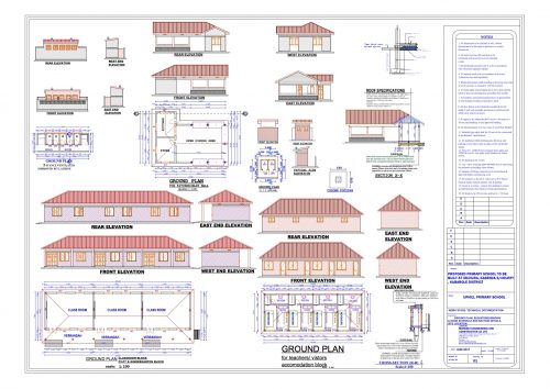 detailed building plans for school license