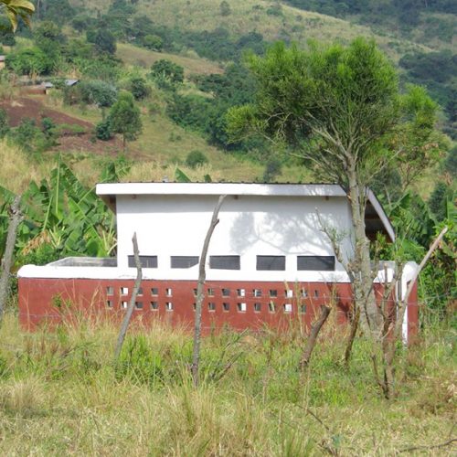 first uphill latrine block