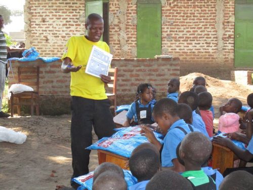 mosquito net training at school