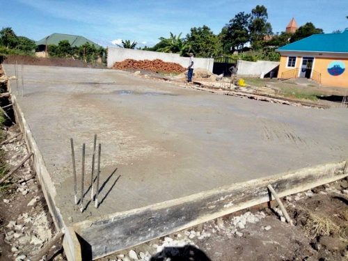 completed foundation slab