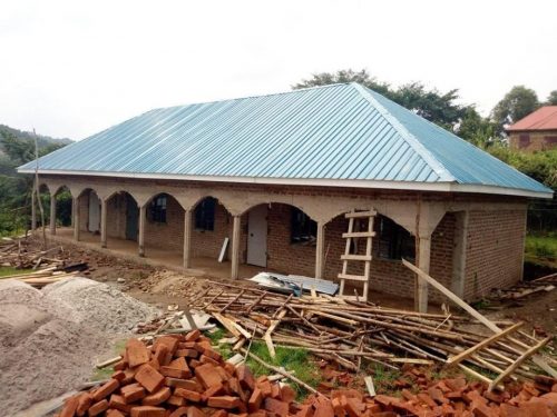 classroom block with roof