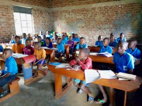 children in classroom