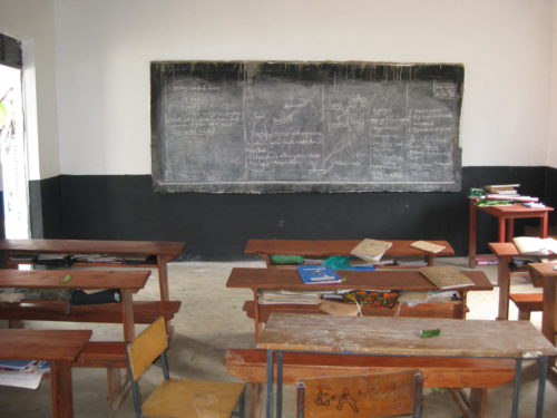 painted primary classroom