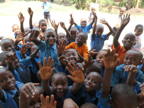 Uphill Junior School pupils