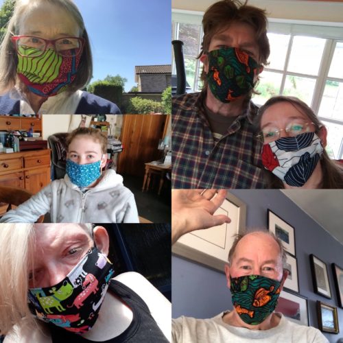 fabric face masks