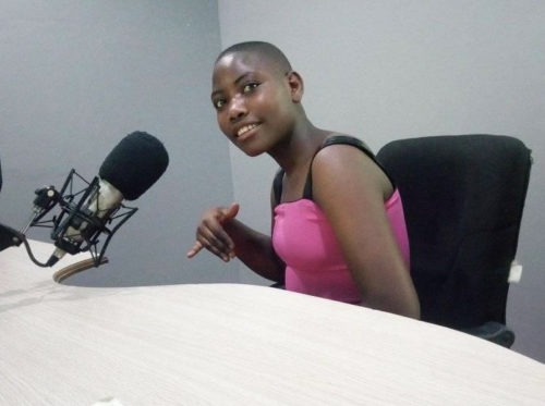 Uphill junior school head girl on the radio