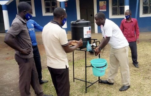 foot operated hand wash tanks