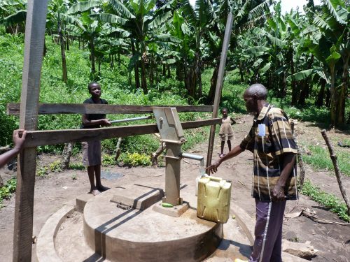 Community well in uganda