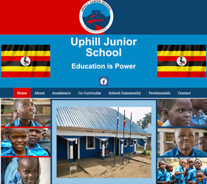 Uphill Junior School website home page