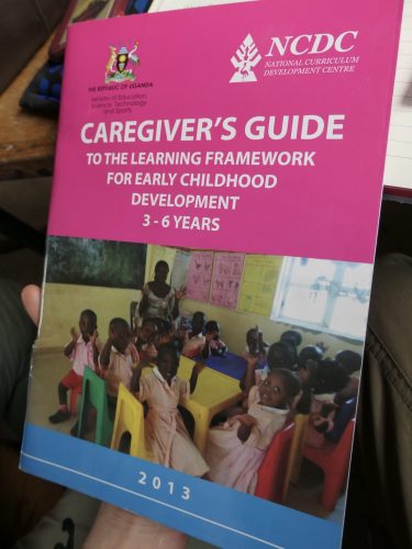 Front cover of Ugandan Early Childhood Development Caregiver's Guide