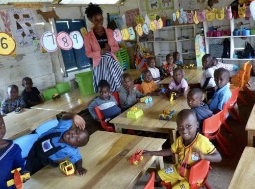 uphill kindergarten classroom