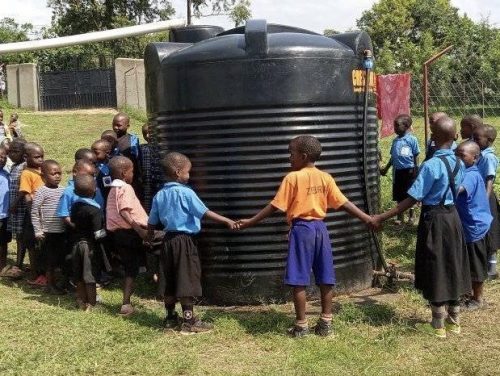 rainwater harvesting tank in uganda