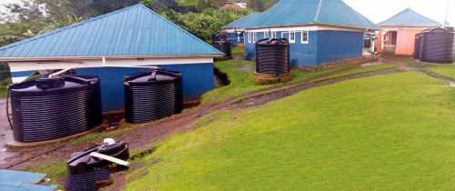 rainwater harvesting at uphill junior school in uganda