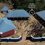 Drone photo of the uphill junior school site in february 2025