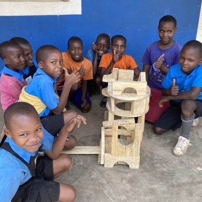 hands on learning materials are a hit with pupils at a rural ugandan school