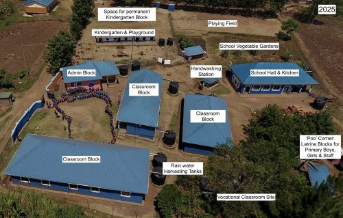 uphill junior school from the air 2025