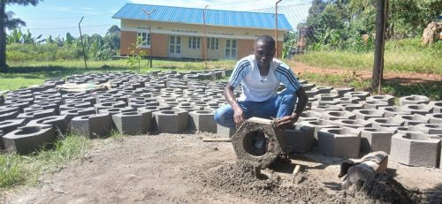 making retaining wall units